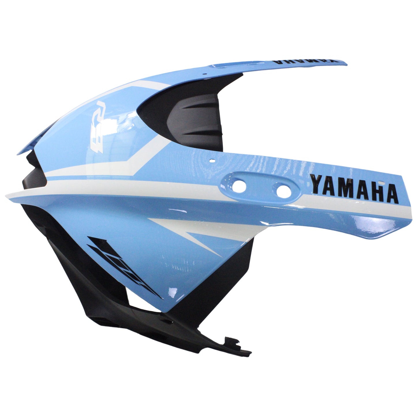 Amotopart Yamaha 2019-2021 YZF R3/YZF R25 Blue Mix White Fairing Kit
