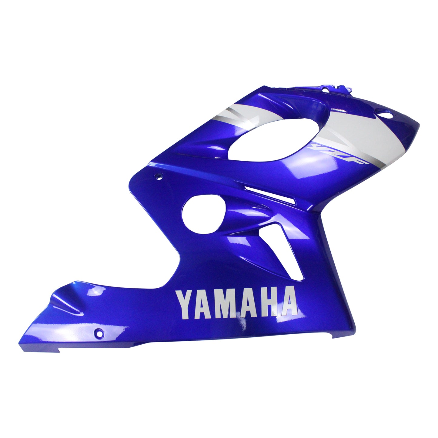 Amotopart Yamaha 1996-2007 YZF 600R Thundercat Kit de carénage bleu blanc