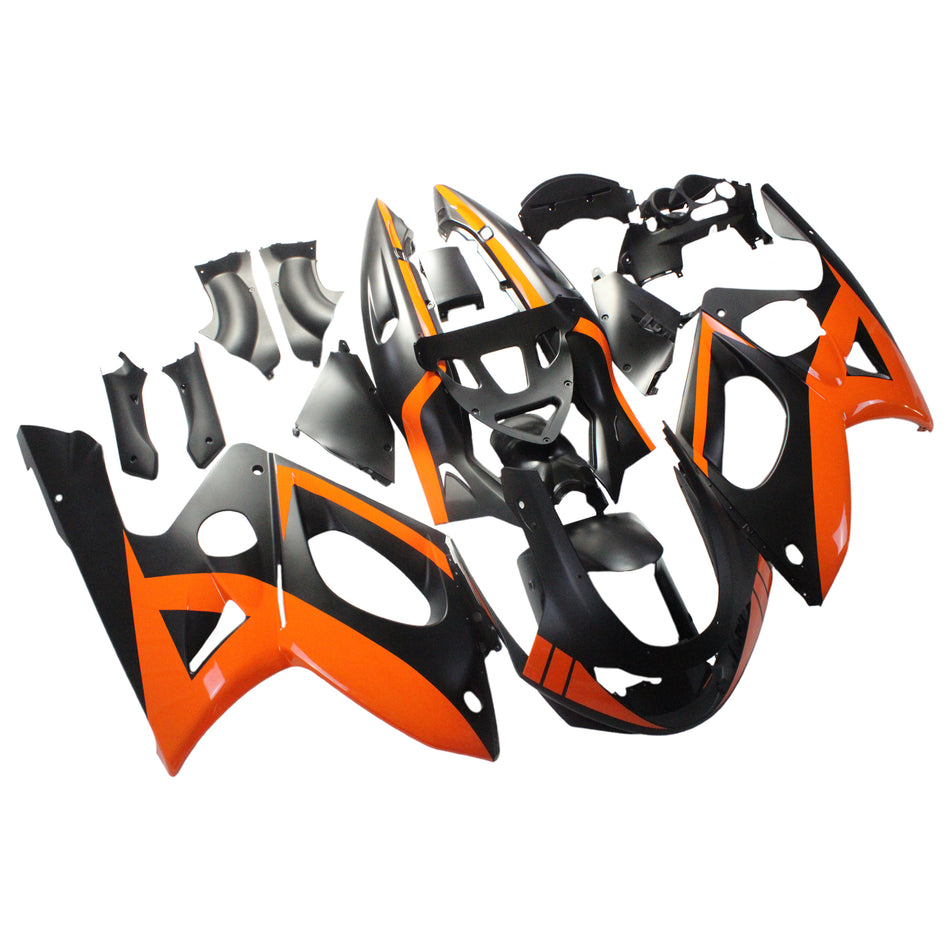 Amotopart Yamaha 1996-2007 YZF 600R Thundercat Kit de déclenchement Noir Orange