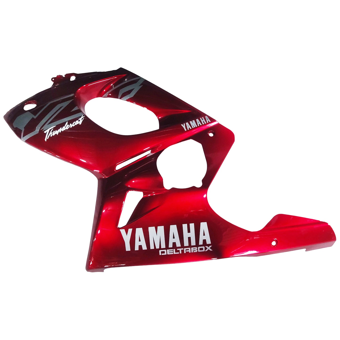 Amotopart Yamaha 1996-2007 YZF 600R Thundercat Red Mix White Fearing Kit