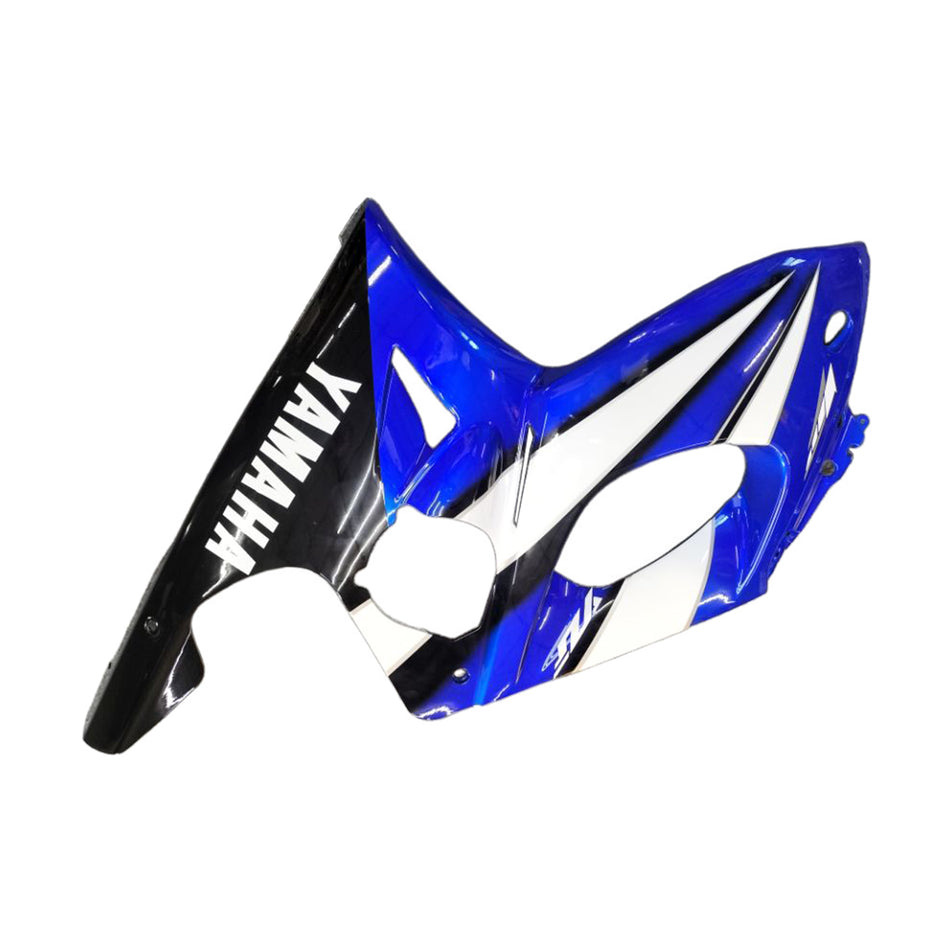 Amotopart Yamaha 1996-2007 YZF 600R Thundercat Kit de carénage Noir Bleu