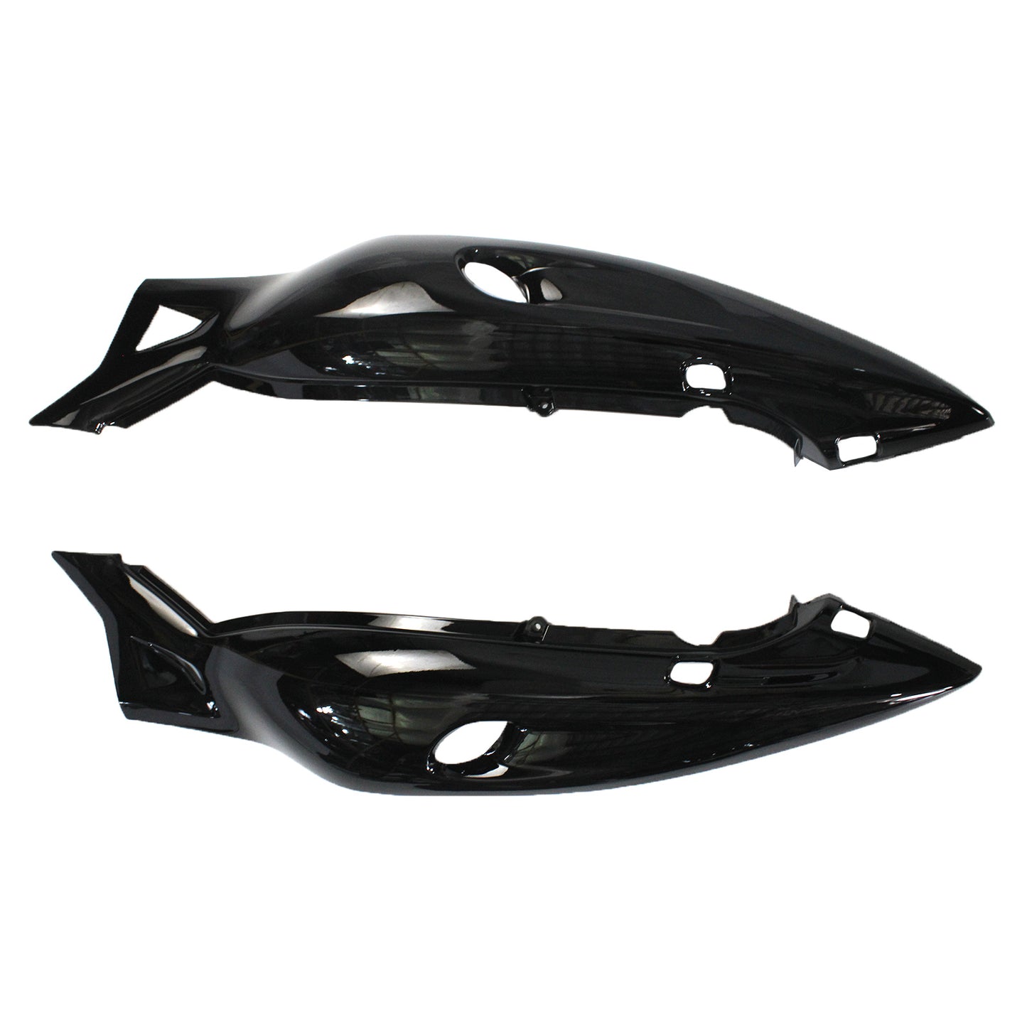 Amotopart Yamaha 1996-2007 YZF 600R Thundercat Schwarzverkleidungskit