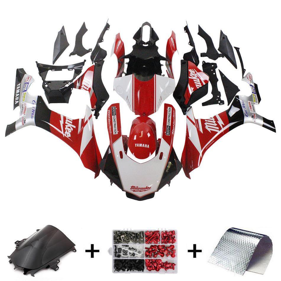 Amotopart Yamaha YZF R1 2020-2024 Verkleidungskit Karosserie Plastikabbs