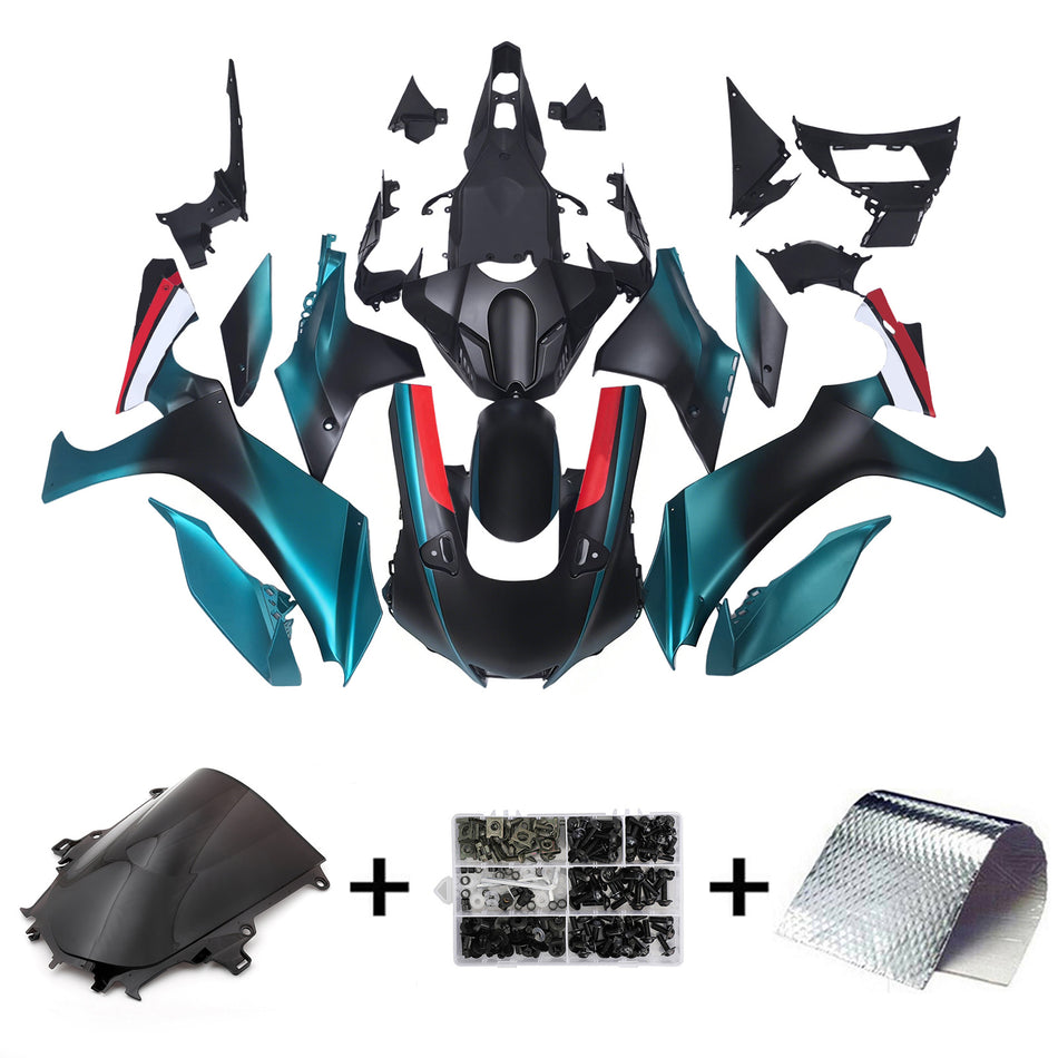 Amotopart Yamaha YZF R1 2020–2024 Verkleidungsset, Karosserie, Kunststoff, ABS