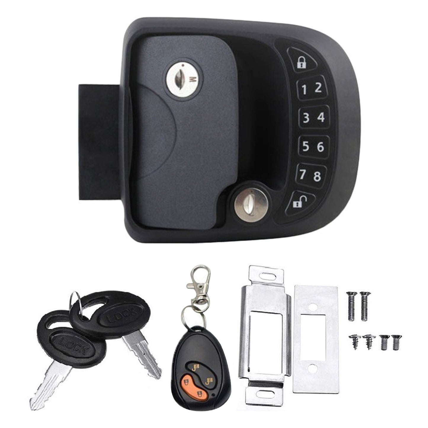 RV Lock Key Compact Keyless Entry Keypad Ship Tag AVEC accessoire de verrouillage à distance