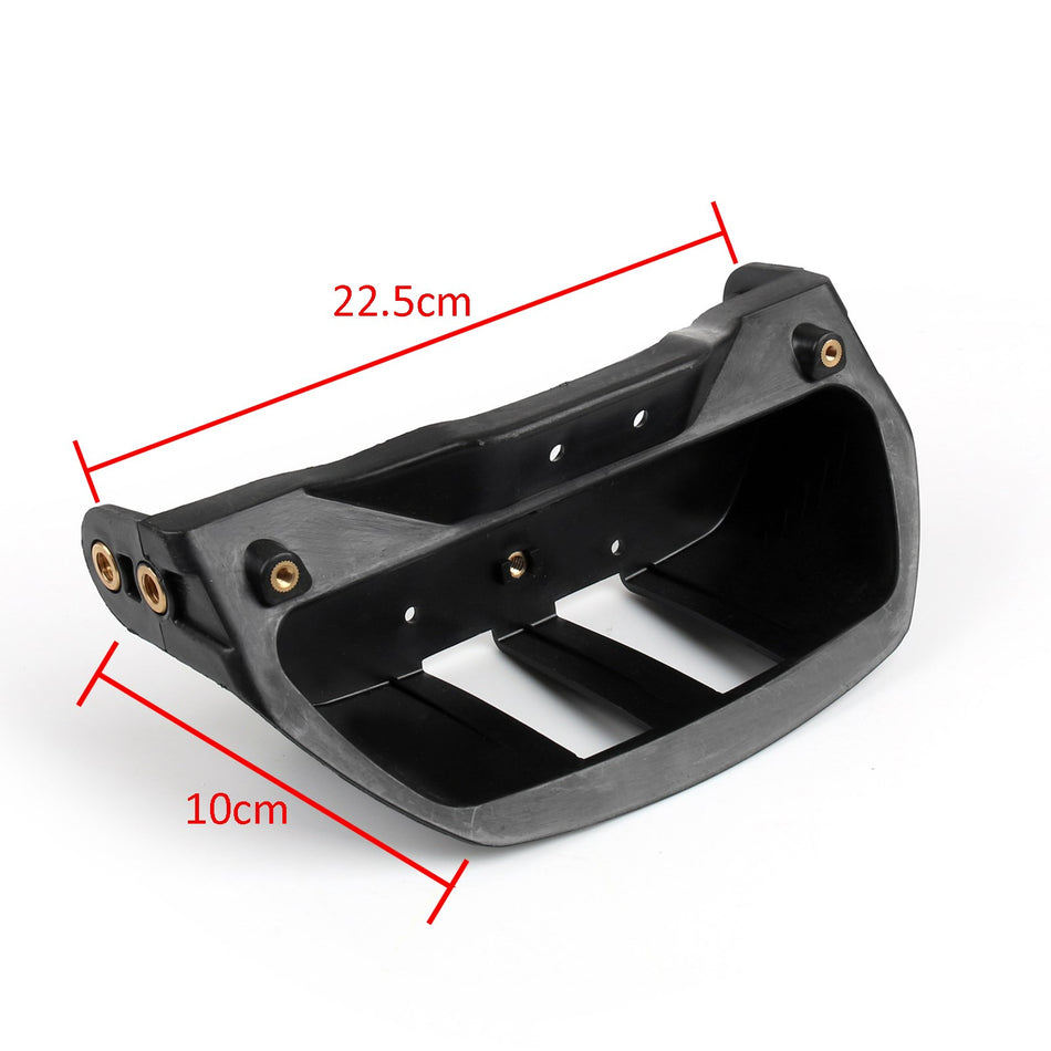 Tri-Bar Kotflügel-LED-Rücklicht + Halterung für Softail FXST FXSTB FXSTC Schwarz