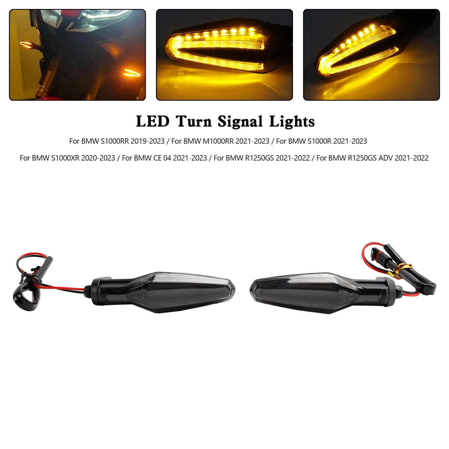 LED-Blinker für BMW S1000XR S1000R R1250GS ADV CE 04 2020-2023