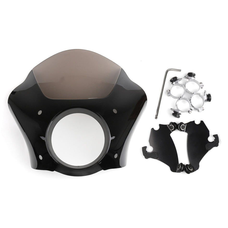 Windschutzscheibe / Cafe Racer Verkleidung für Harley Sportster XL 883 1200 & Dyna FXDL 1986–2016