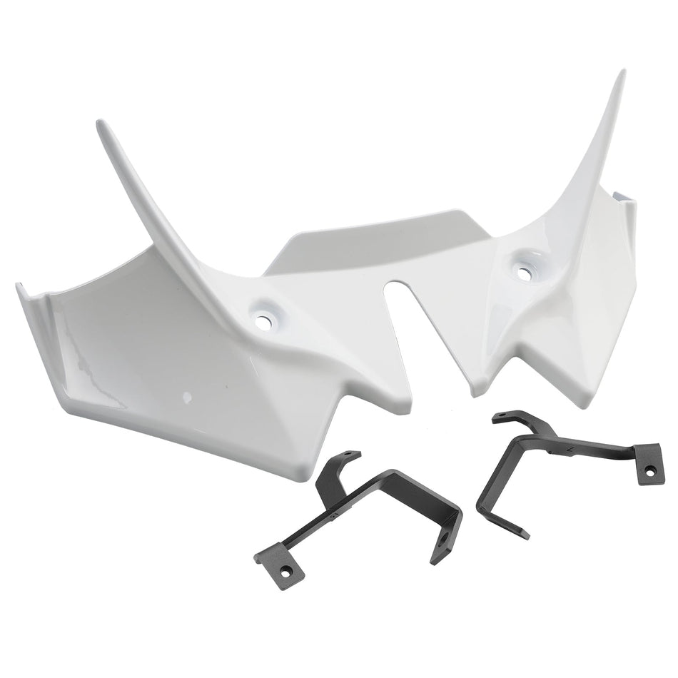 2021-2024 Kawasaki Z650 Front Downforce Spoiler Verlängerung Verkleidung Weiß