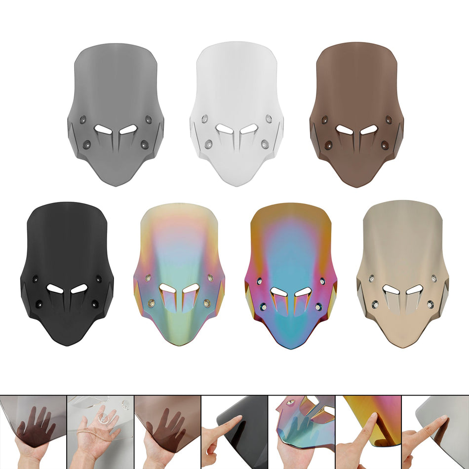 ABS Motorrad Windschutzscheibe Windschutz fit für HONDA CB400X/CB500X 2019-2024