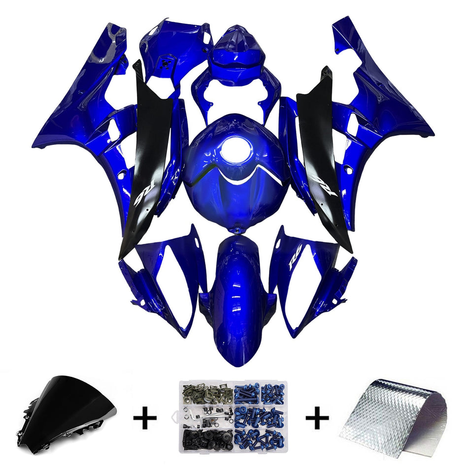 Verkleidungssatz aus ABS-Kunststoff für Yamaha YZFR6 YZF-R6 2006-2007
