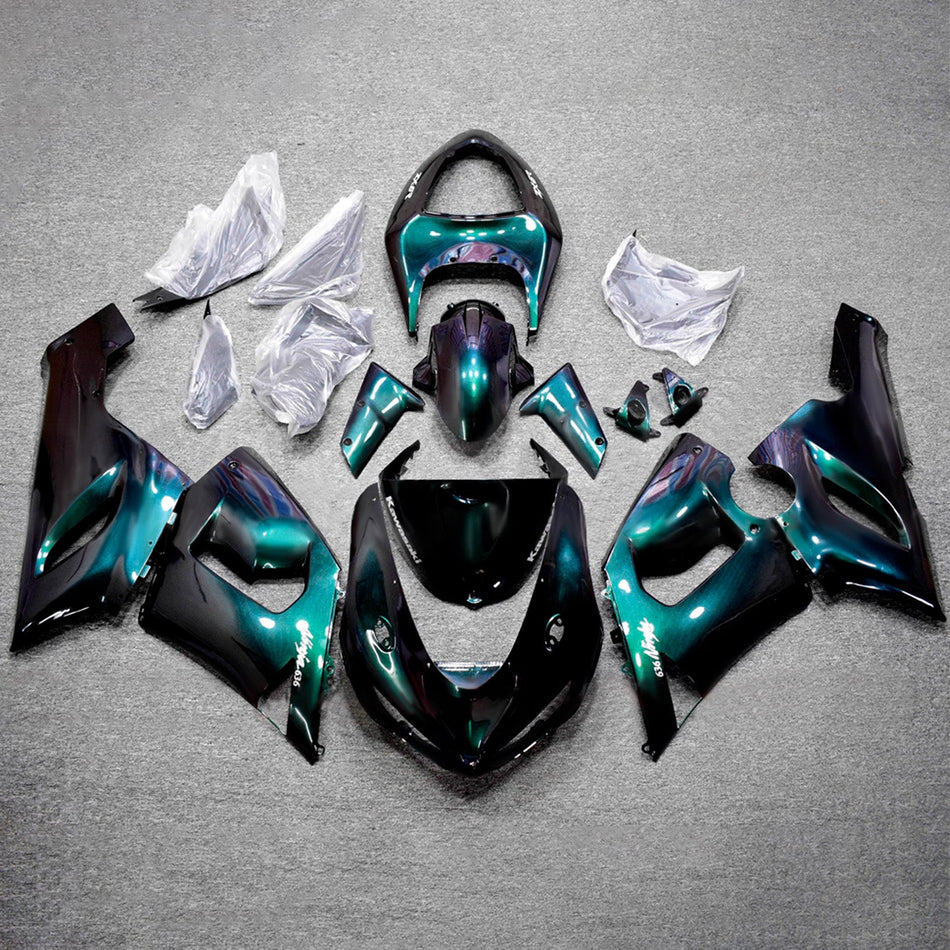 Verkleidungssatz aus ABS-Kunststoff, passend für Kawasaki ZX6R 636 (2005-2006)
