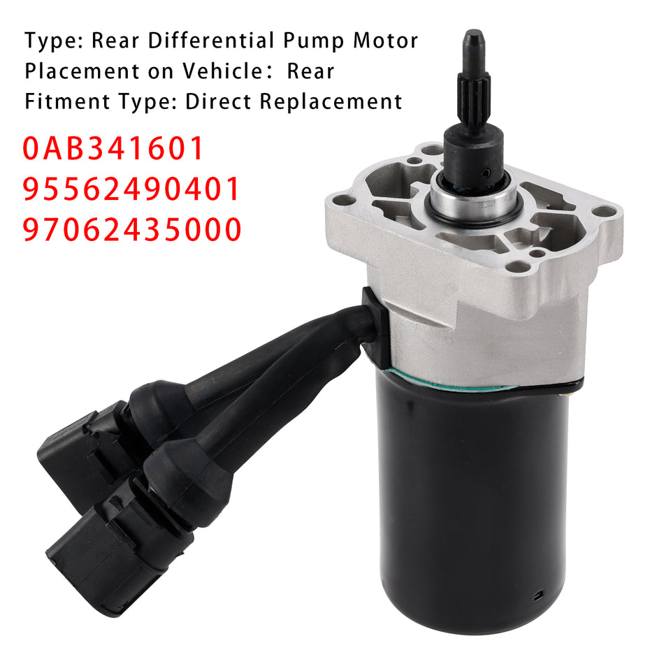Rear Differential Pump Motor 95562490401 Für Porsche Cayenne 9PA VW Touareg