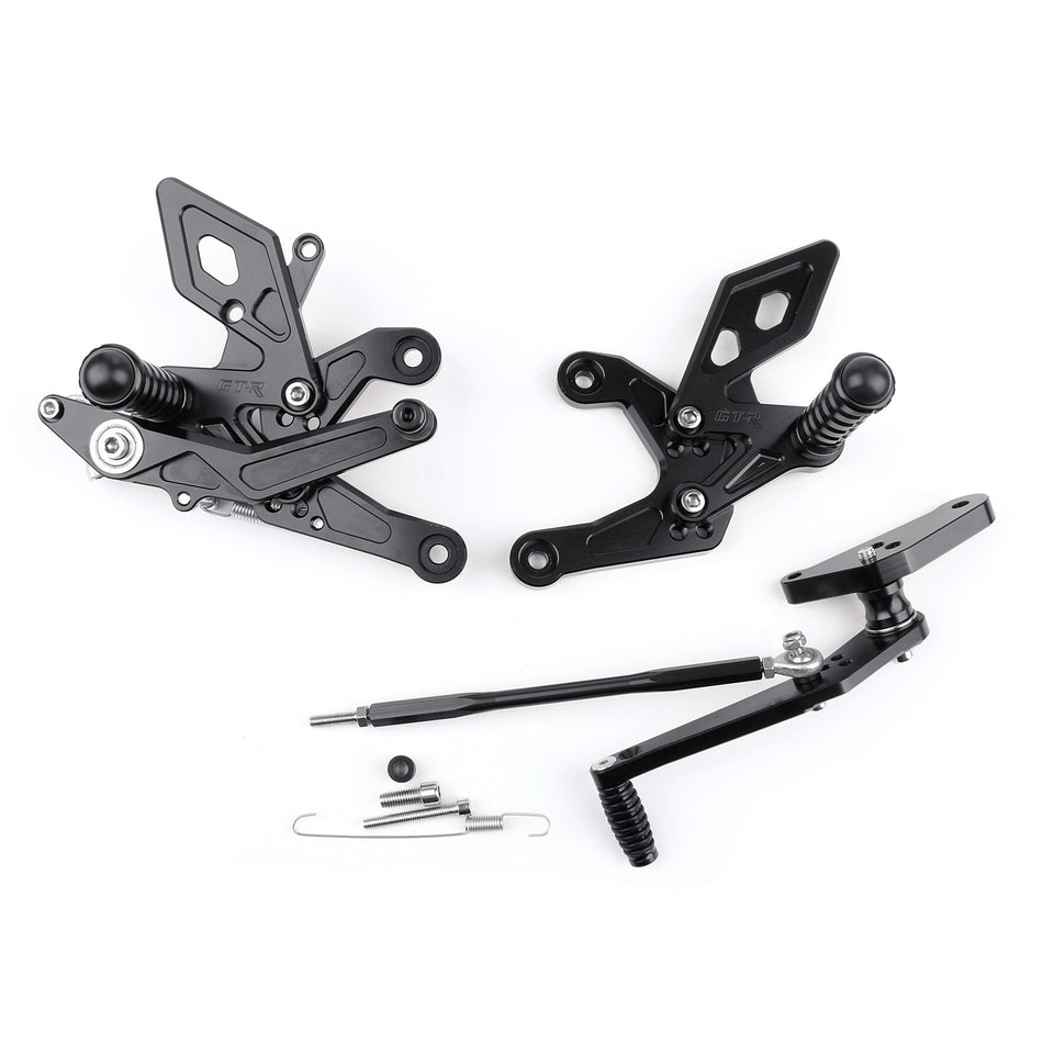 Adjustable Rearsets Foot Rest Pegs Rear Set For Honda CBR500R CB500F 16-17 BLK