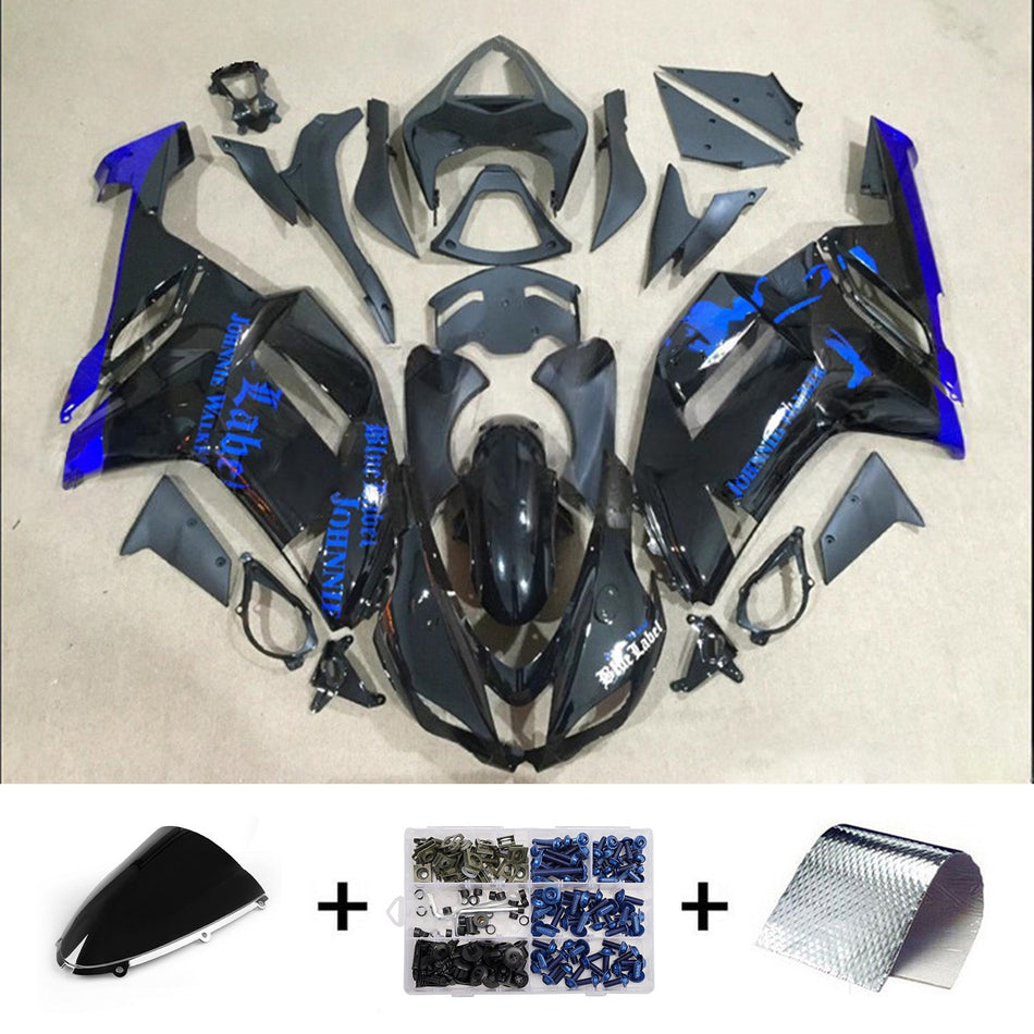 Verkleidungssatz aus ABS-Kunststoff, passend für Kawasaki ZX6R 636 (2007-2008)