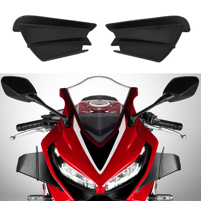 Schwarzes Side Winglet Fin Spoiler Trim Cover Für Honda Cbr650R Cbr500R Cb1000R