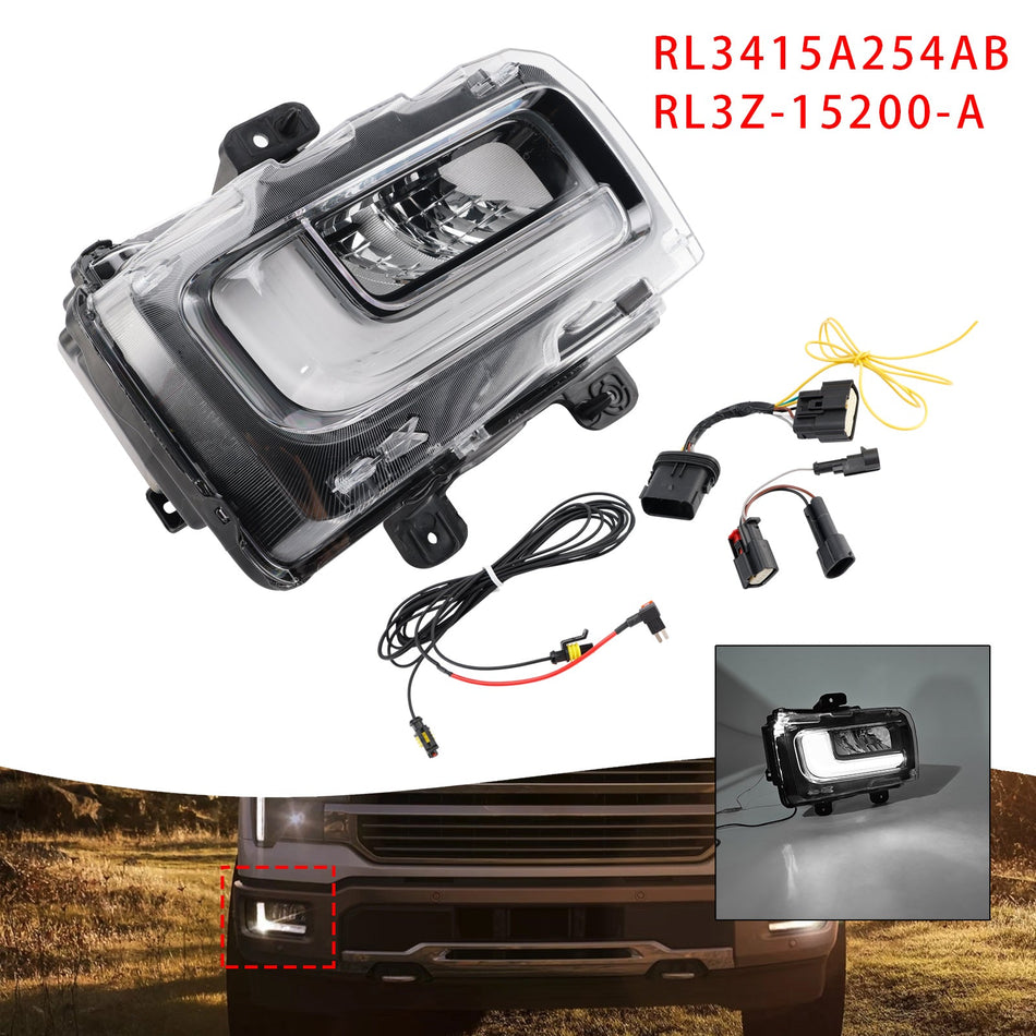 2024-2025 Ford F150 Rechte LED-Nebelscheinwerferleuchte RL3415A254AB RL3Z-15200-A
