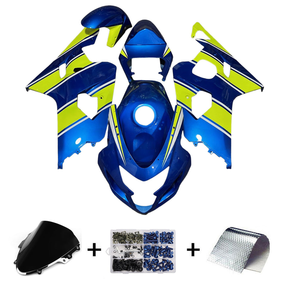 Injection Verkleidung Kit Karosserie Kunststoff ABS Für Suzuki GSXR 600/750 2004-2005 K4