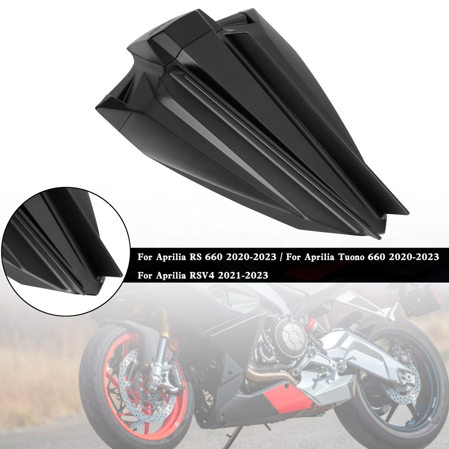 Capot de protection de siège arrière pour Aprilia RS 660 Tuono 660 RSV4 2020-2023