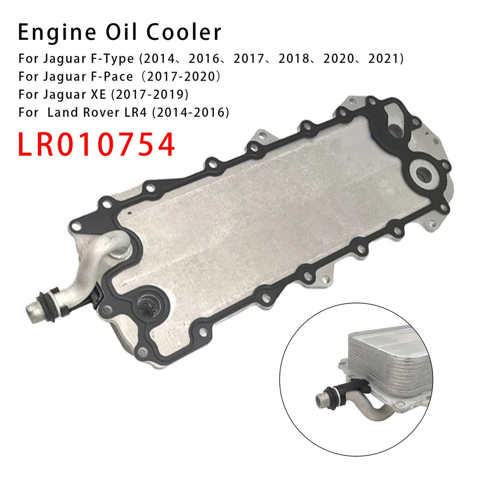 Motorölkühler mit Dichtung LR010754 für Land Rover LR4, Jaguar F-Pace, XE, XK, XJ