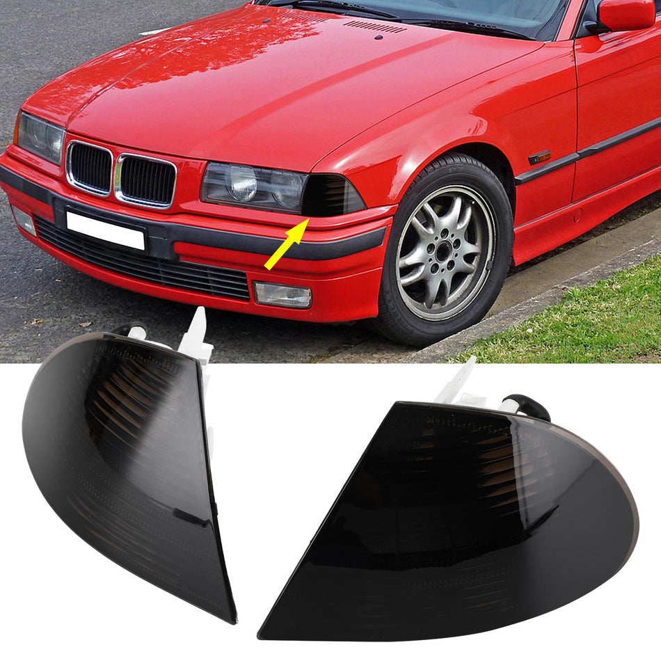 1998-2001 BMW 3er E46 Limousine Paar graue Eckseitenleuchte für 63136902766
