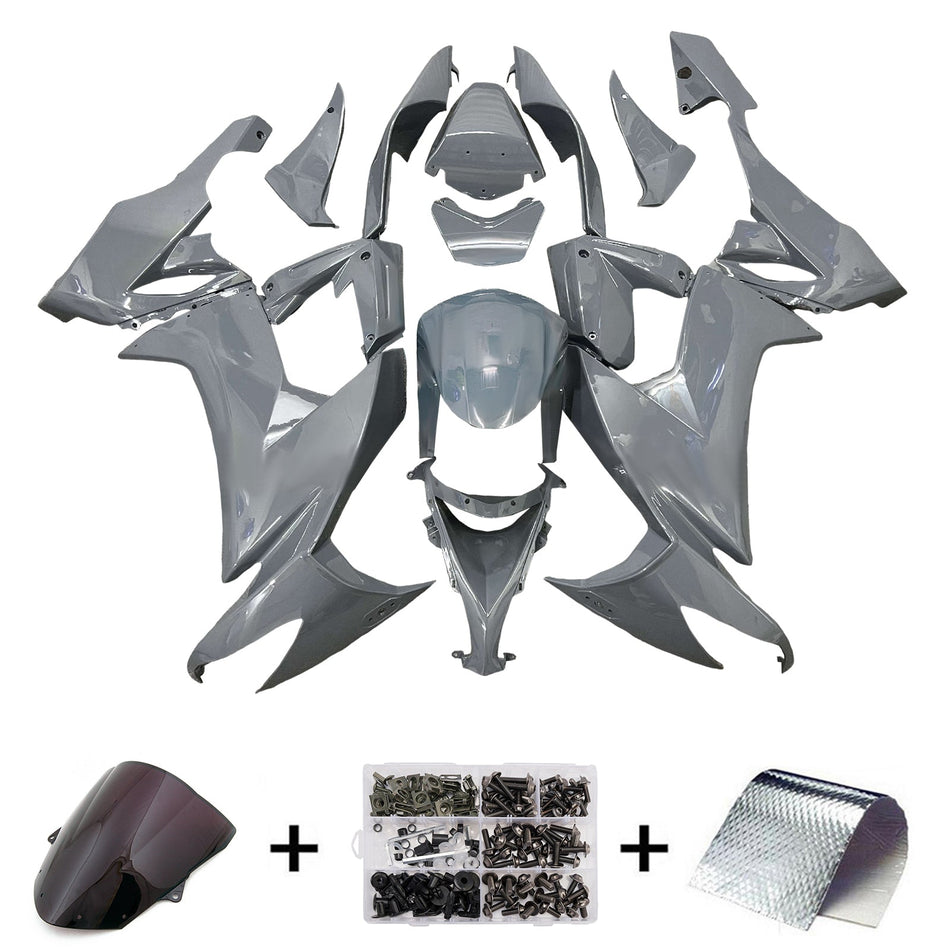 Injection Verkleidung Kit Karosserie Kunststoff ABS fit Für Kawasaki ZX10R 2008-2010