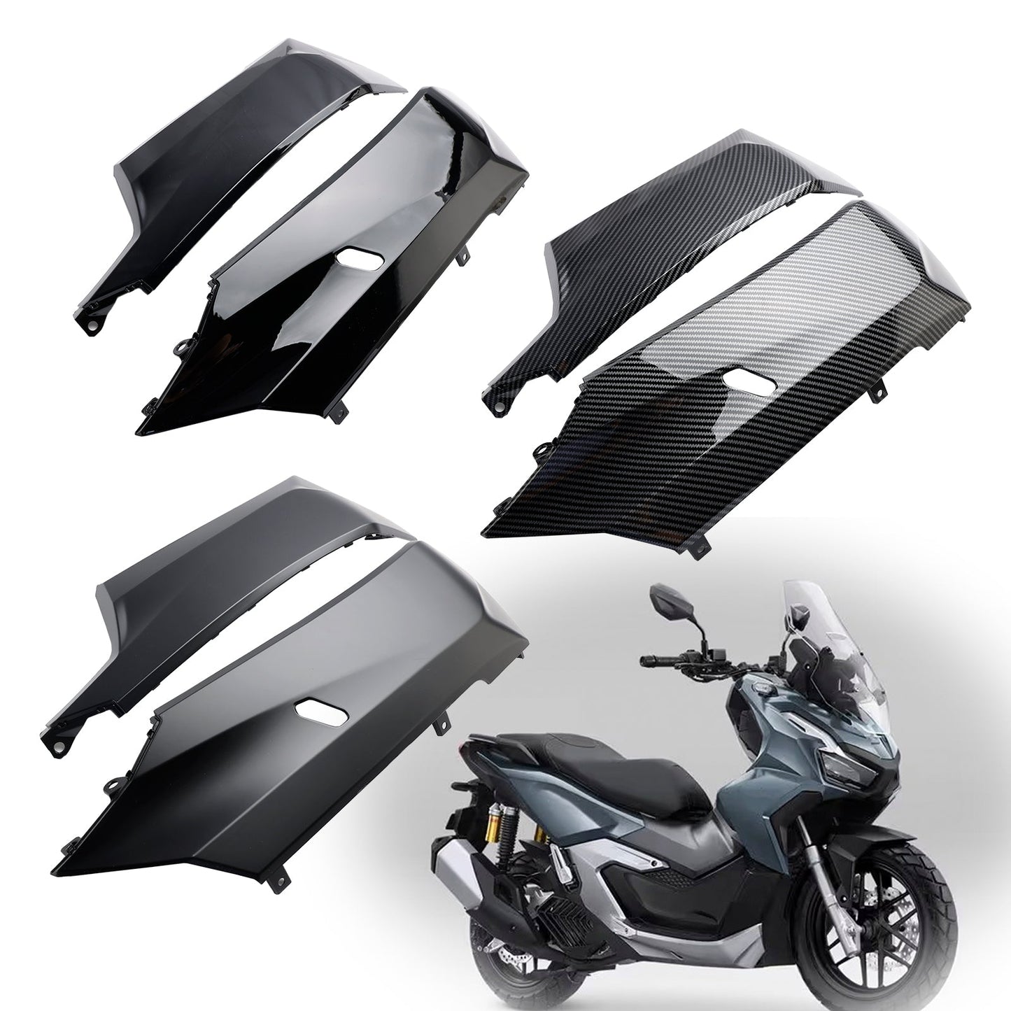 2023-2024 Honda ADV 160 Seitenpedalabdeckung Verkleidung Verkleidung