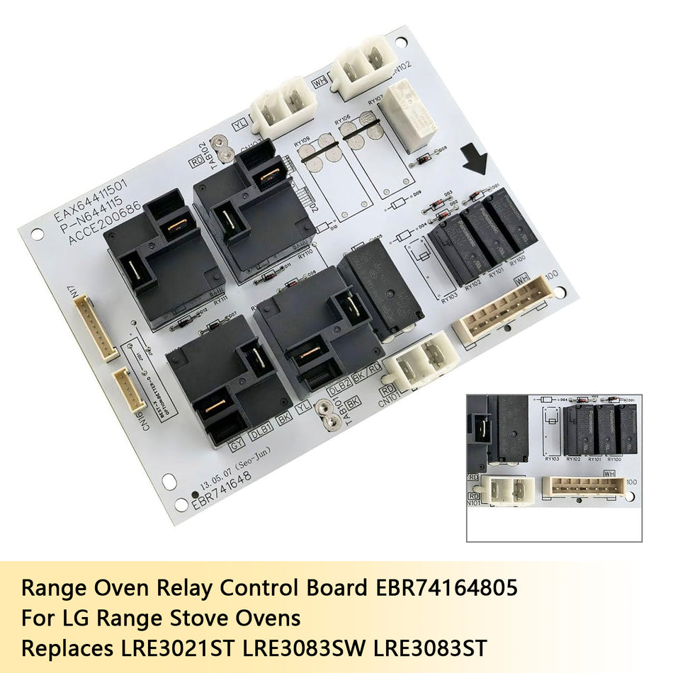 Relay Control Board EBR 74164805 Für LG Range/Stove/Ovens