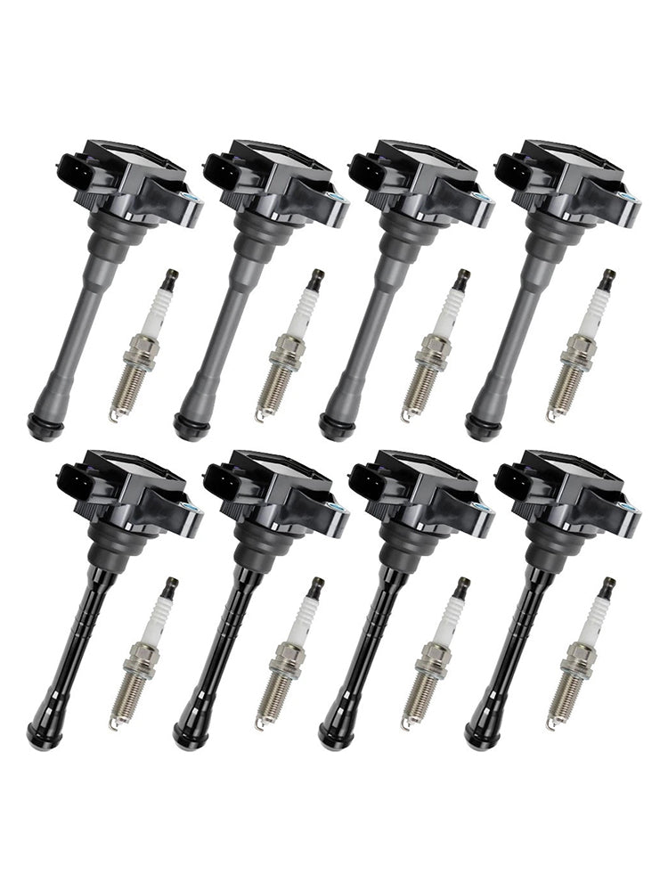 2017–2020 Nissan Titan 5.6L V8 8X Zündspule &amp; Zündkerze UF812 UF813