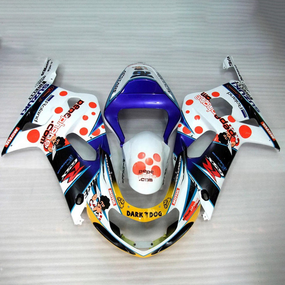 Verkleidungssatz aus ABS-Kunststoff für Suzuki GSXR1000 2000-2002 K1 K2