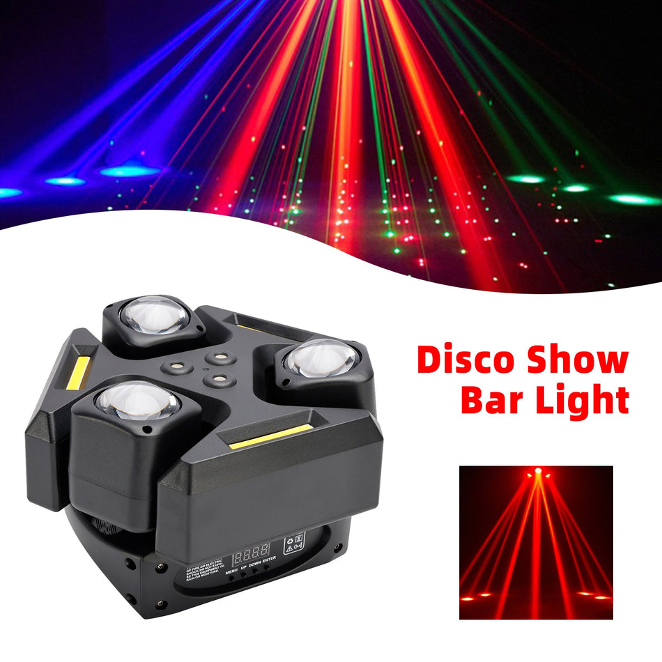 150W RGBW rotierende Laserlicht DJ Bühneneffekt Party Strahl Disco Show Bar Licht