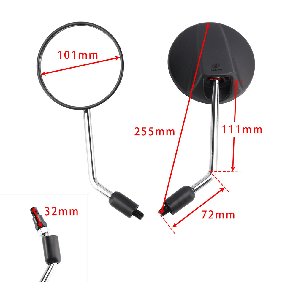 Rückspiegel-Set für Kawasaki KLX 230 / ABS 2020–2021, KLR 650 2012–2014