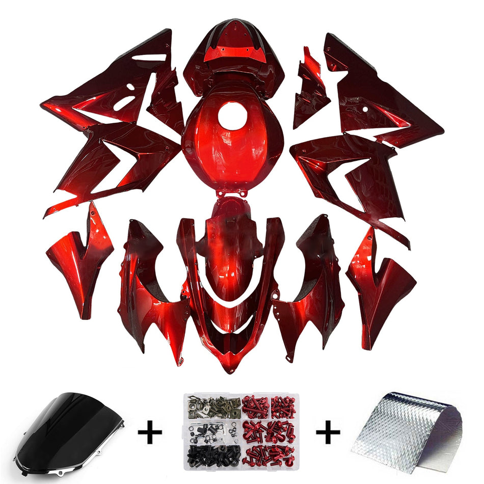 Injection Verkleidung Kit Karosserie Kunststoff ABS fit Für Kawasaki ZX10R 2004-2005