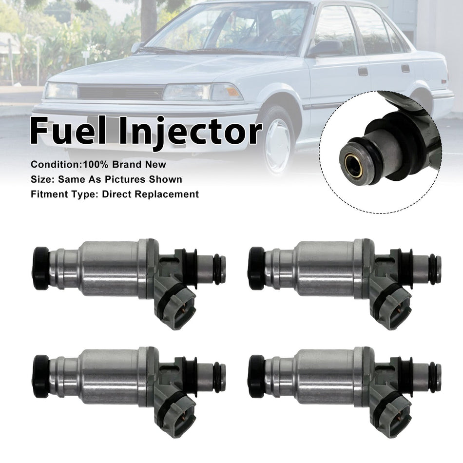 4 Stück Kraftstoffeinspritzdüsen für Toyota Corolla 88-93 Celica 1990-1993 23250-16120