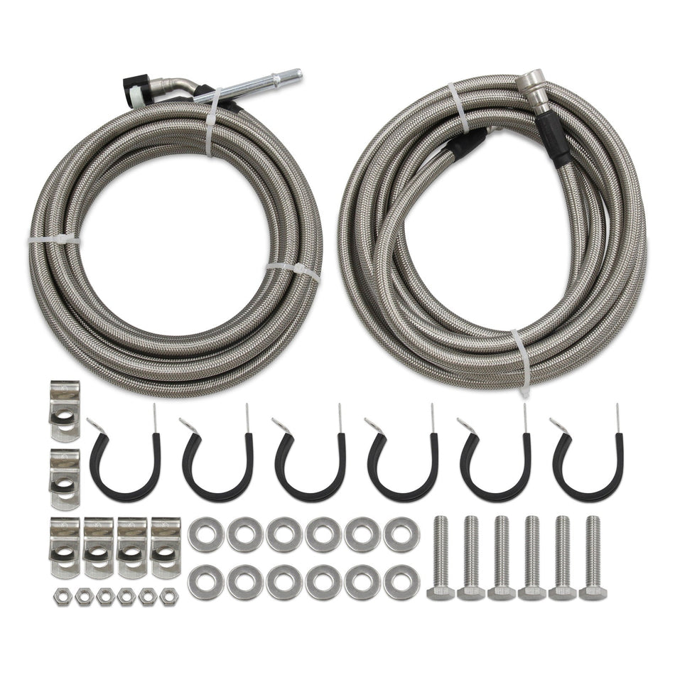 2006-2007 Saturn Ion, 2,4 l l4 GAS Edelstahl-geflochtener Kraftstoffleitungssatz Quick Fix QFF0015SS