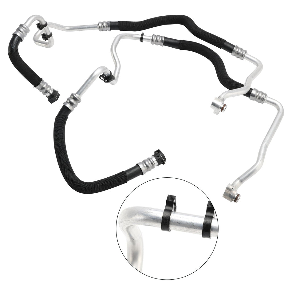 08/2012 - 02/2017 BMW 5&#39; F11 LCI Motor?lkühlerleitung 17227589509 17227589510