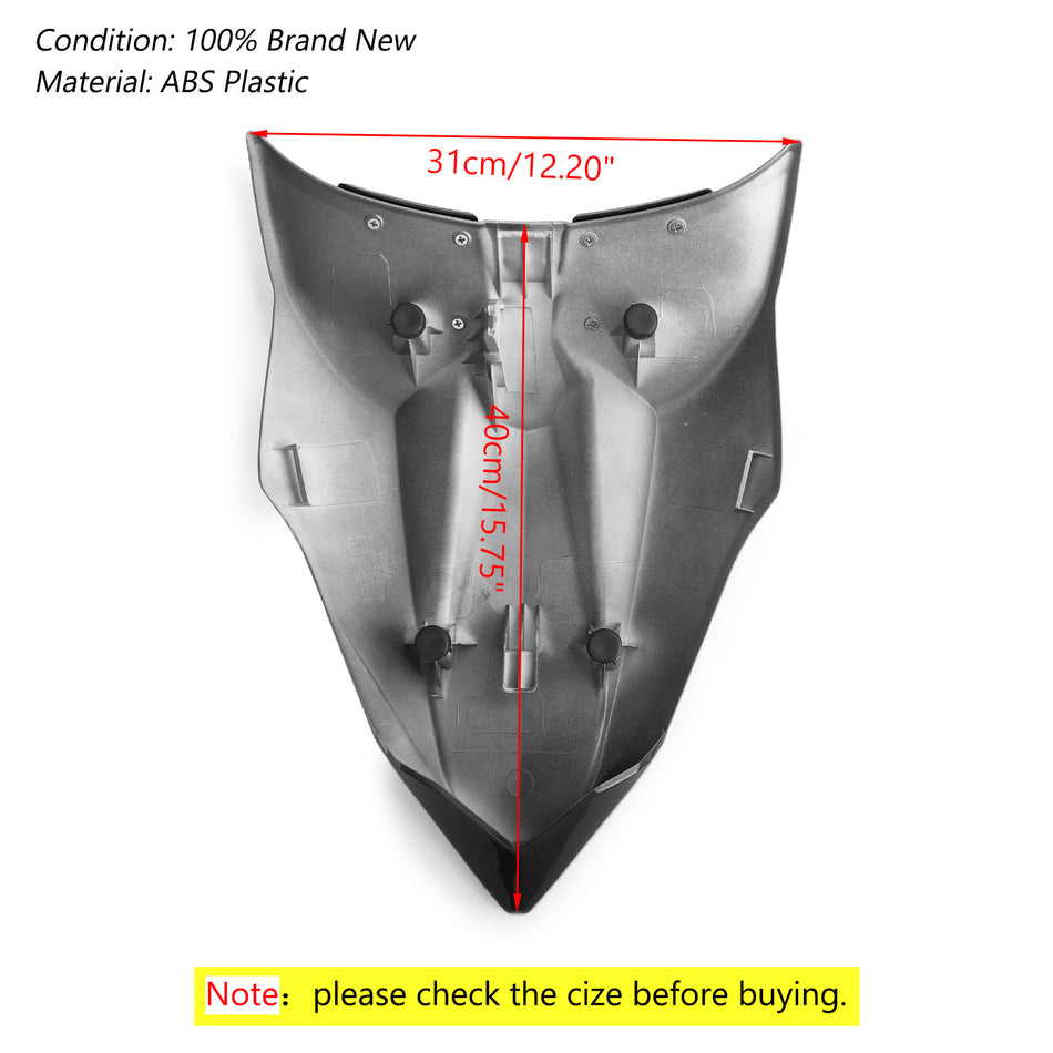 Motorcycle Rear Seat Fairing Cover Cowl For Kawasaki Z650 Ninja 650 17-23 Black