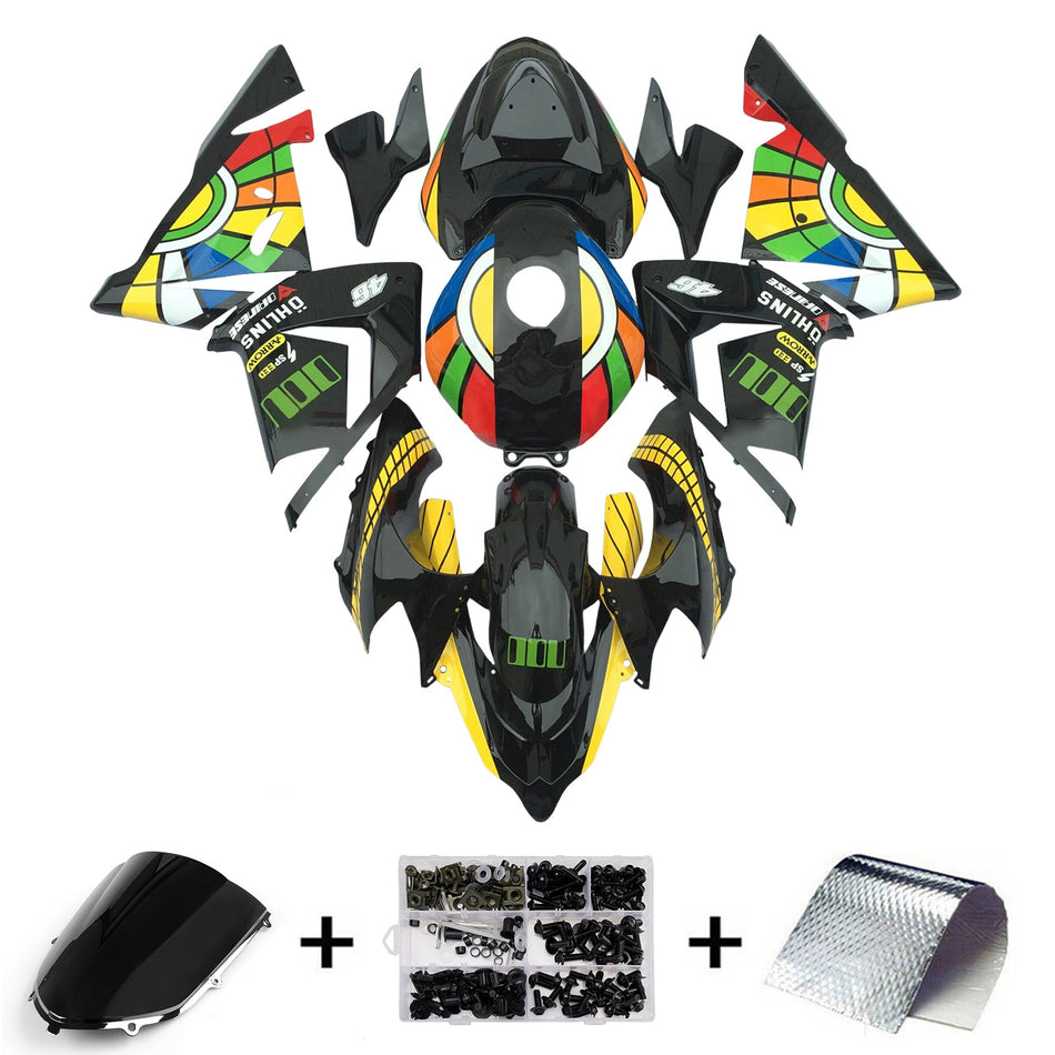 Injection Verkleidung Kit Karosserie Kunststoff ABS fit Für Kawasaki ZX10R 2004-2005