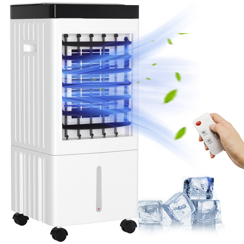 10L-Verdunstungsklimaanlage 3-in-1-Verdunstungskühler Lüfter und Luftbefeuchter