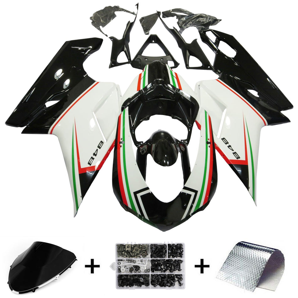 2007-2011 Ducati 1098 1198 848 Verkleidungssatz Karosserie ABS