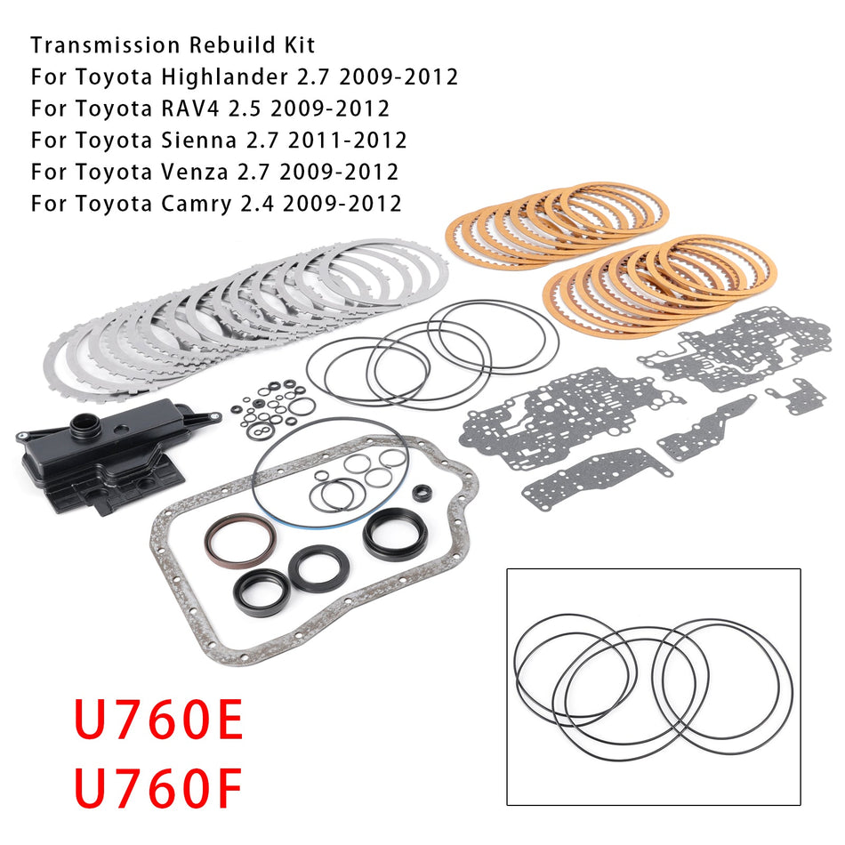 Generalüberholungssatz für das Getriebe des Toyota Highlander 2.7 (2009–2012) mit Filter U760E U760F