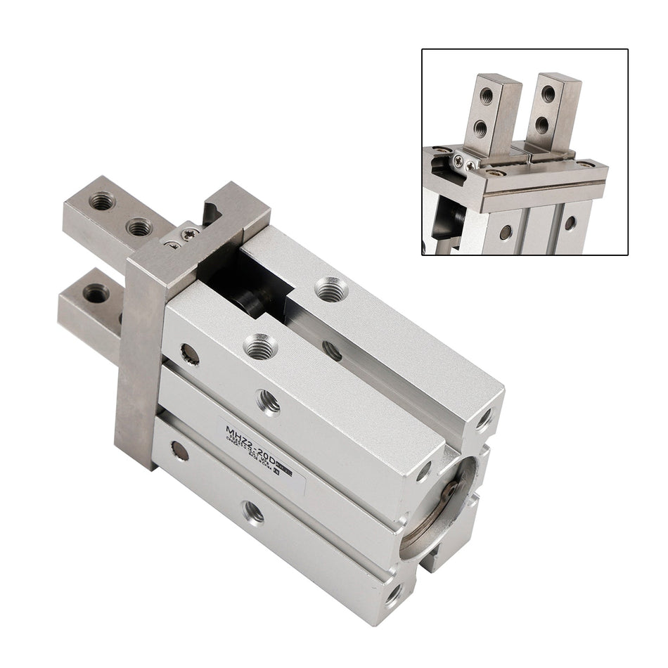 Für SMC MHZ2-20D 20mm Parallel Luft Greifer Zylinder Bohrung Pneumatische Teil Finger