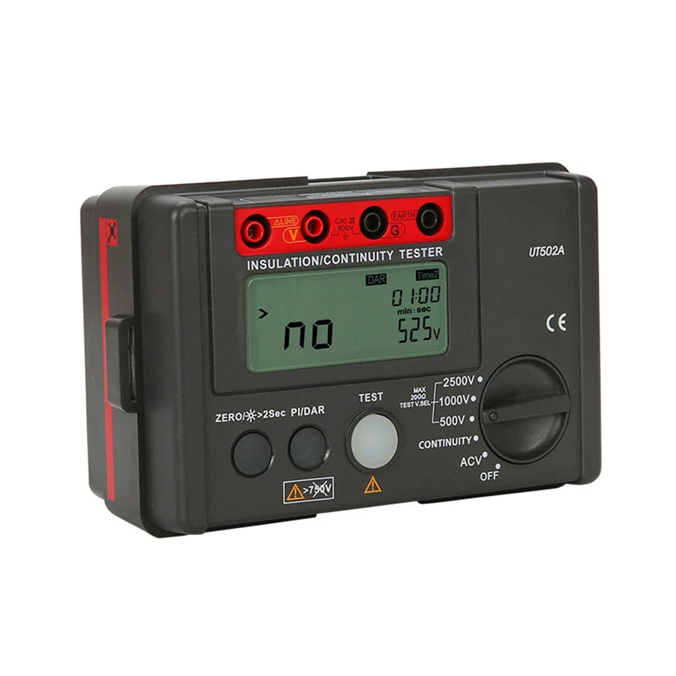 UT502A 2500V Isolationswiderstandsmessgerät Erdungsprüfer Megohmmeter Volt