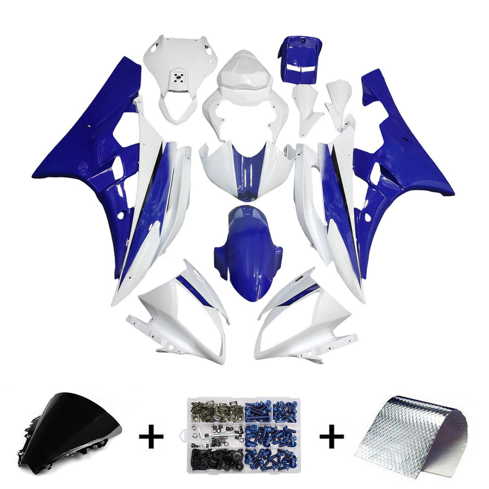 Verkleidungssatz aus ABS-Kunststoff für Yamaha YZFR6 YZF-R6 2006-2007