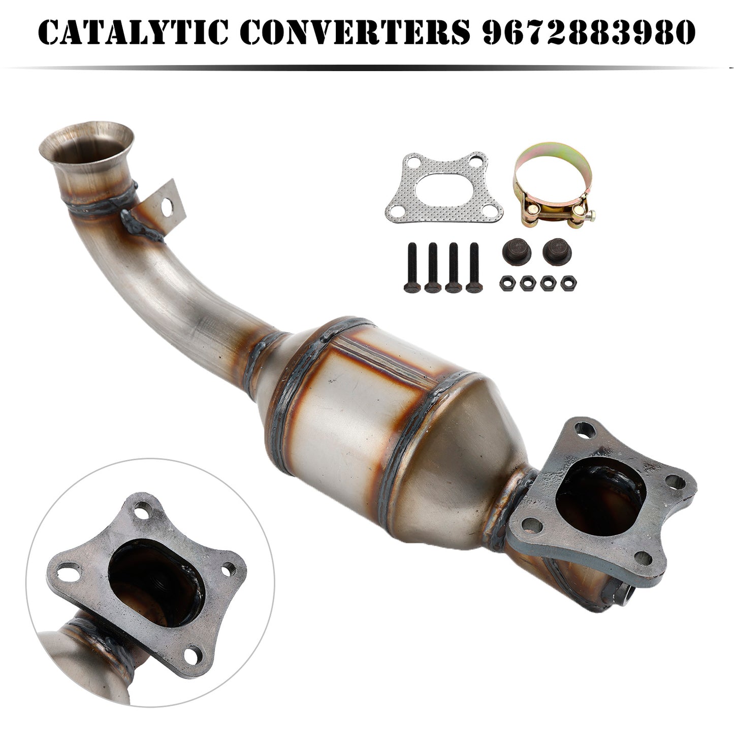 Katalyst Katalysator 9822117480 Fits Für Peugeot 108 208 301 308 II 1.2 VTi