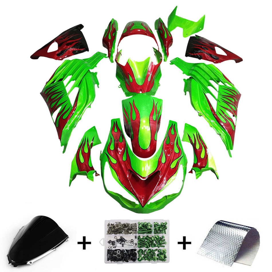 Injection Verkleidung Kit Karosserie fit Für Kawasaki ZX14R ZZR1400 2012-2025