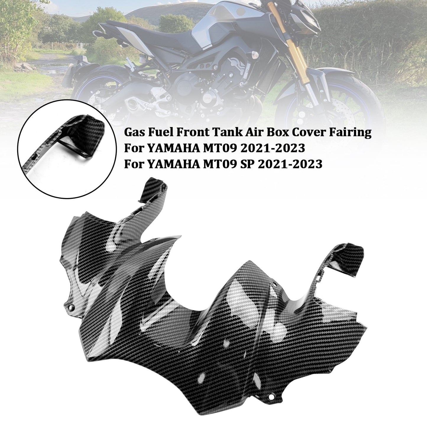 2021-2023 YAMAHA MT-09 MT09 SP Fronttank Airbox Abdeckung Verkleidung