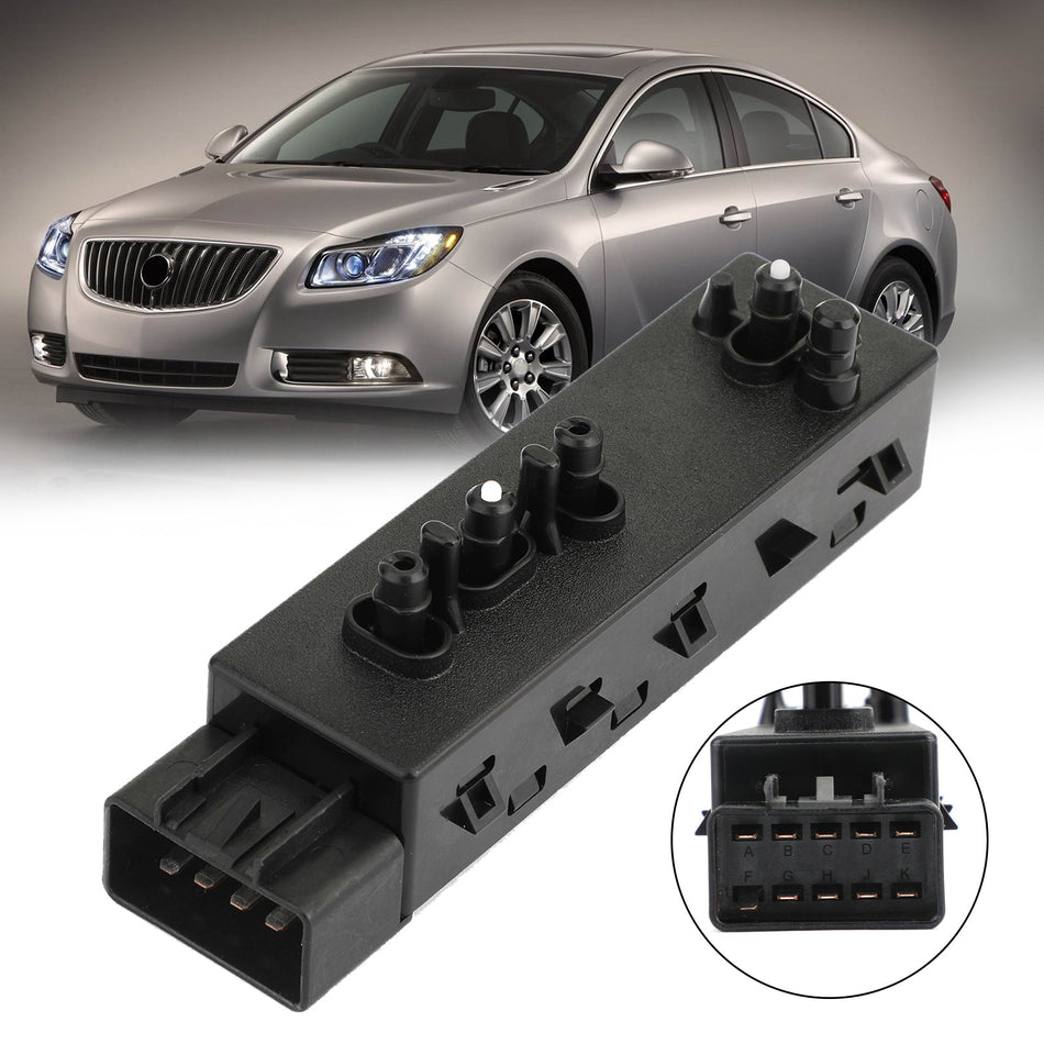 2010-2015 Chevrolet Camaro Cruze SRX Elektrischer Sitzschalter, linke Fahrerseite, 25974714