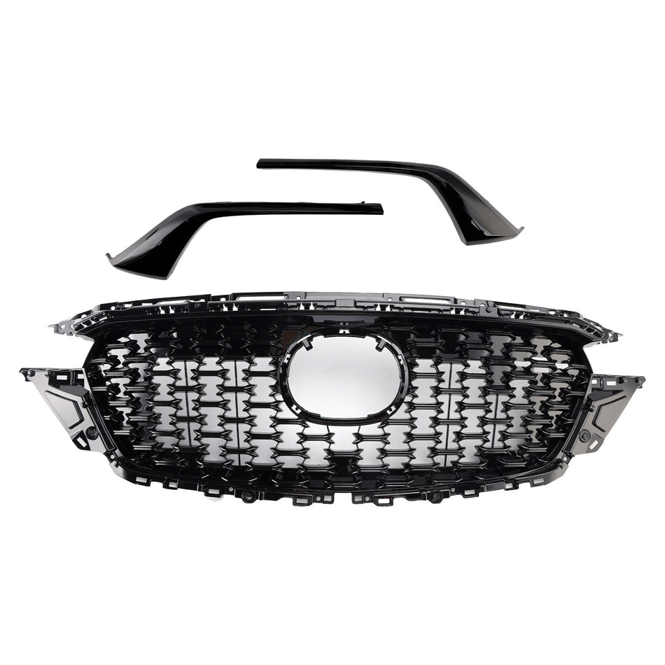 Frontstoßstangengrill für Mazda CX-5 (2022–2025), Teilenummer KSD5-50719, inkl. Zierleiste KSD550719