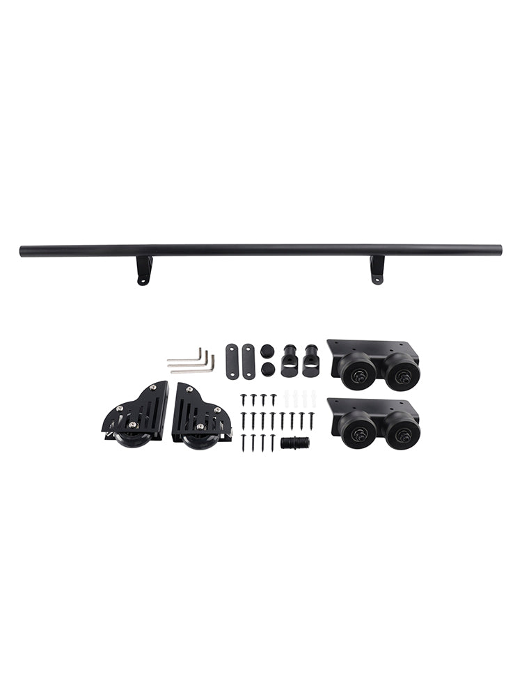 Rolling Library Schiebeleiter Hardware Kit mit Bremse 3,3 ft Rundrohr